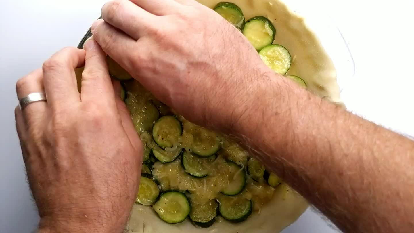 I like to use a fork to crimp the edges and give them a little texture.