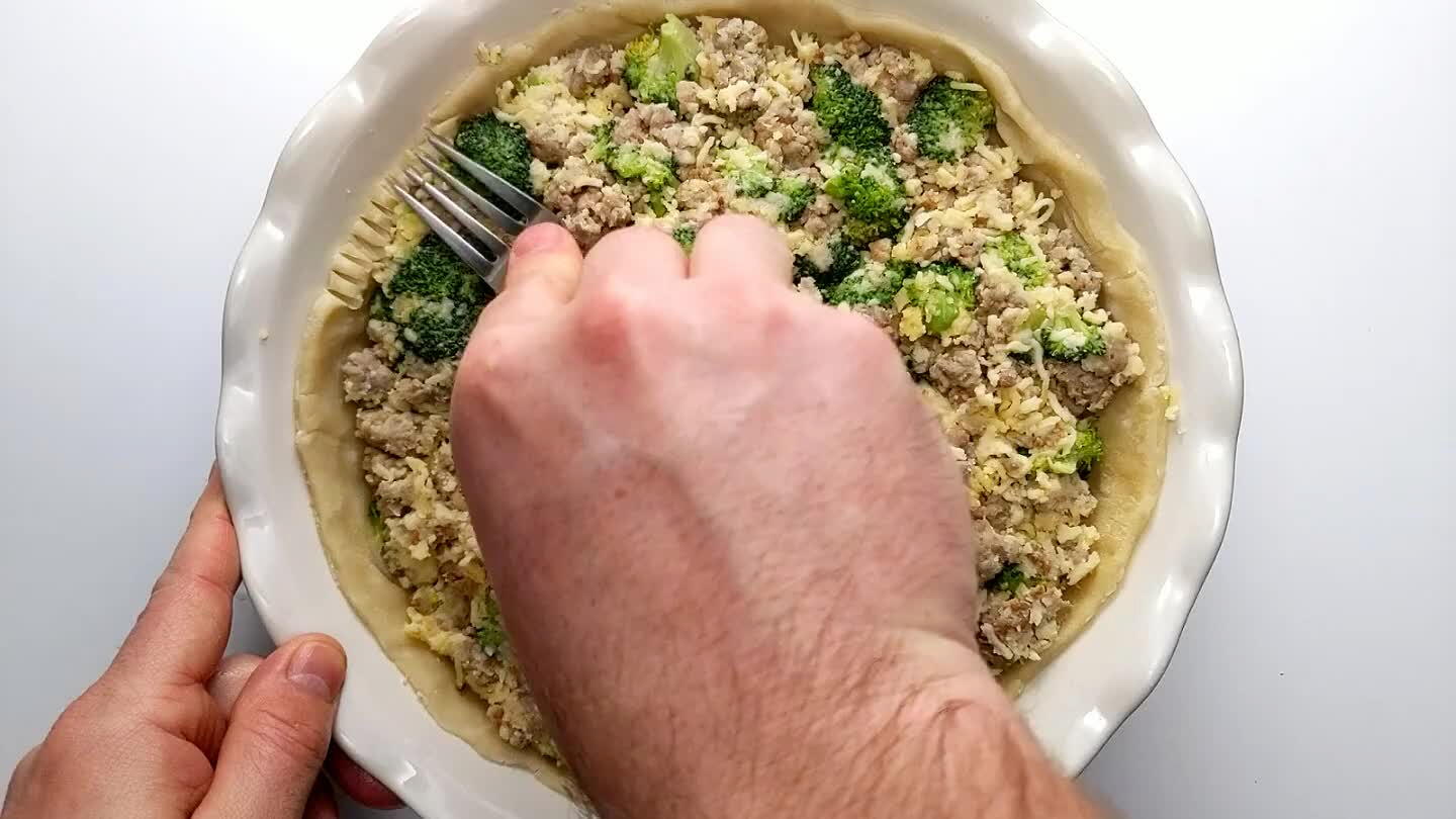 I like to Use a fork to crimp the edges and give them a little texture.