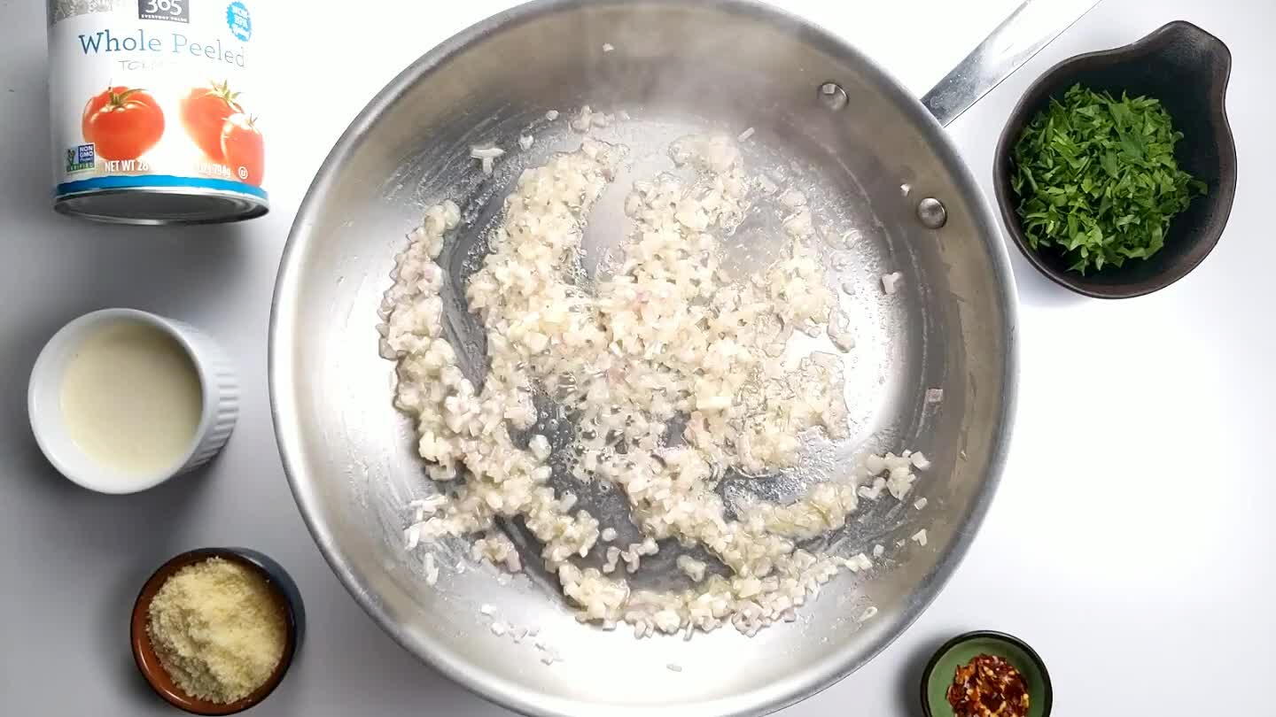 ut a minute to toast in the butter.