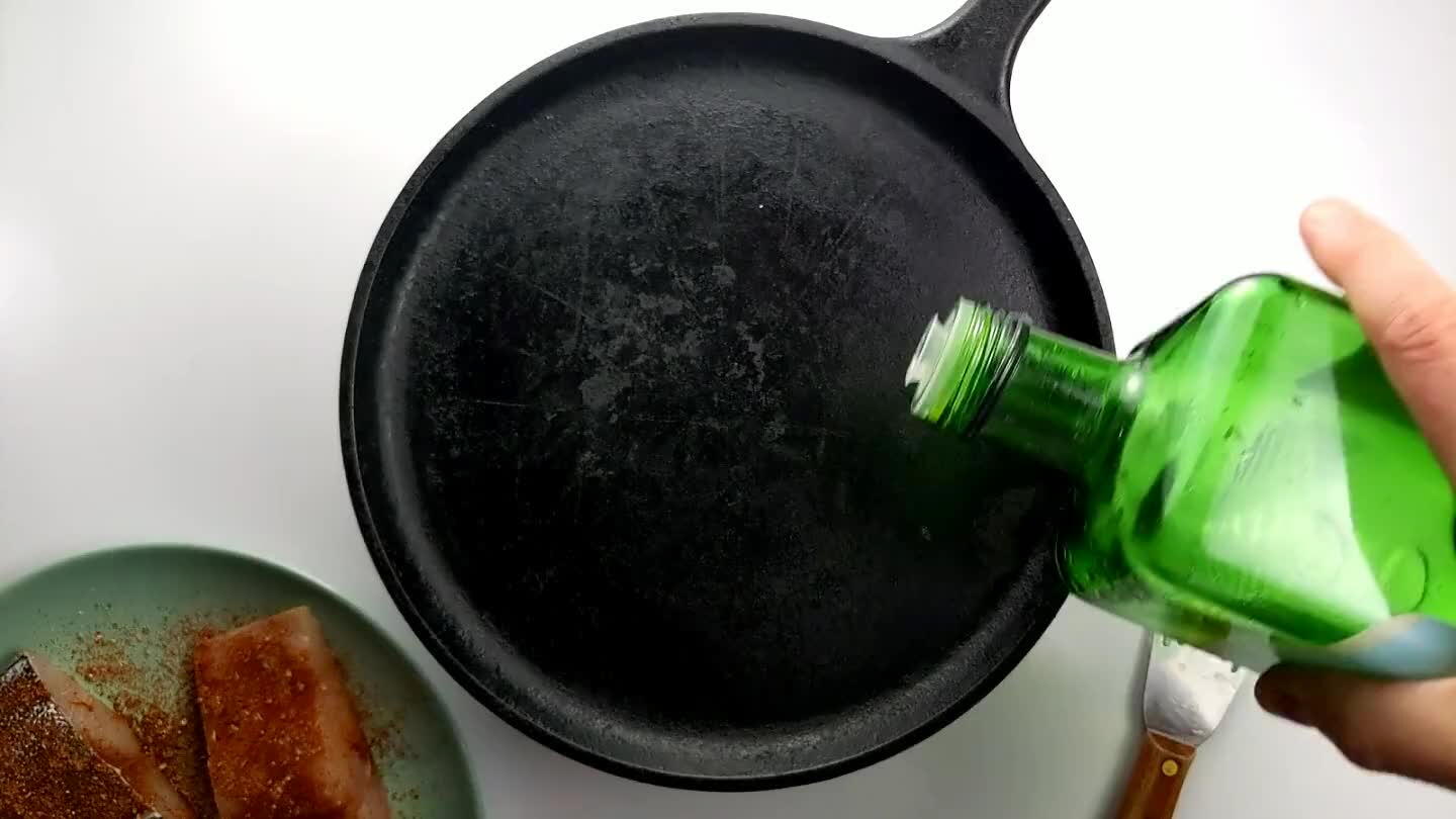 begins to smoke.