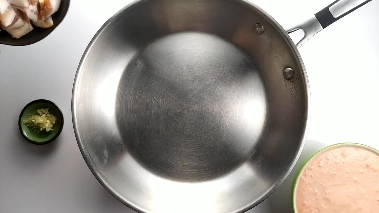 ng the pan to avoid burning the fond. Then, pour off some of the rendered bacon fat.
