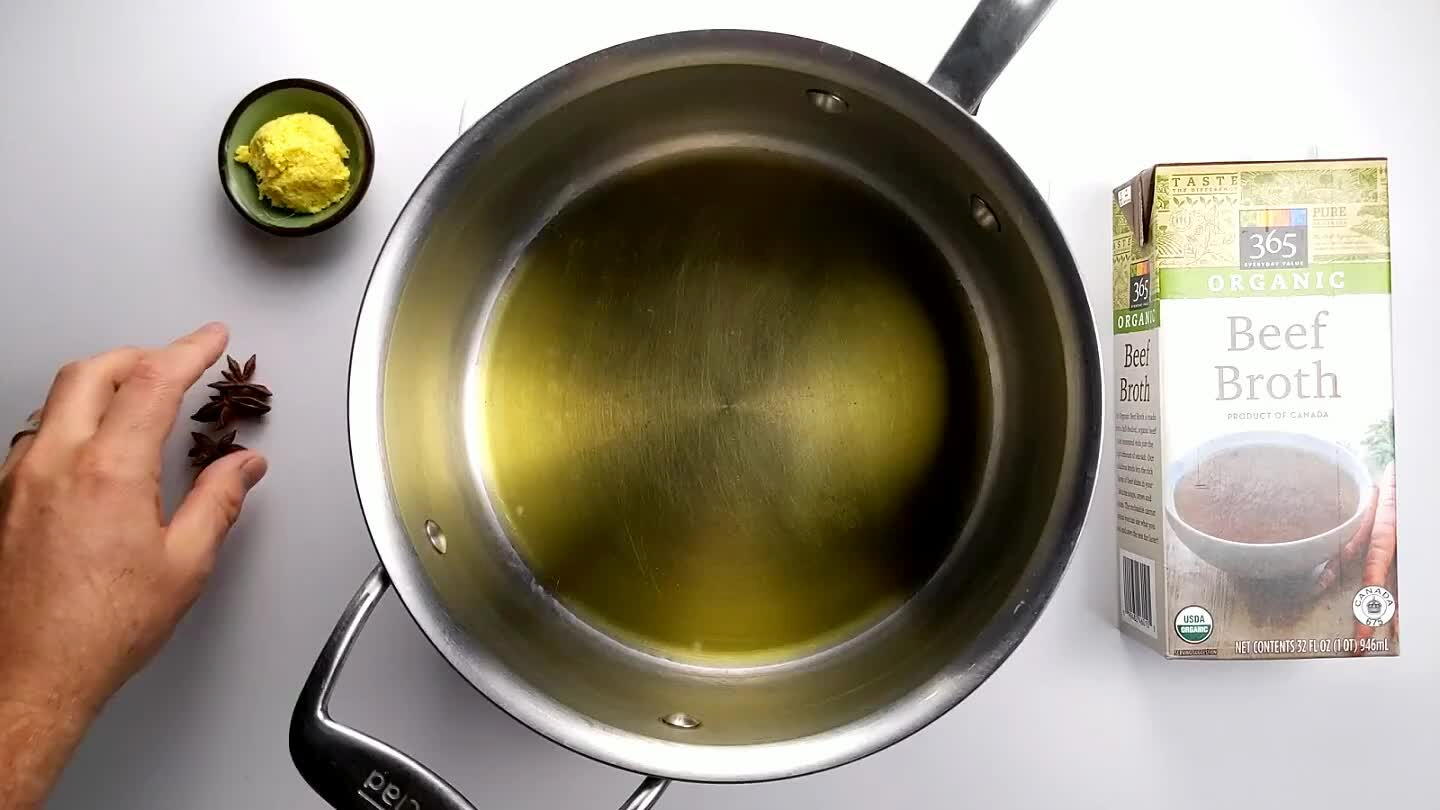 nger that may have stuck to the bottom of the pot.