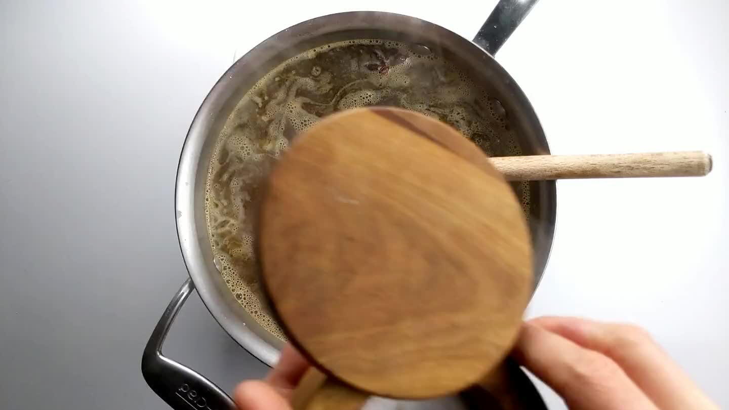 to taste, but I like to leave room to add a little soy sauce or vinegar when I sit down to a hot bowl of noodles. Let the broth simmer for the time it takes to cook the steak and prepare the noodles.