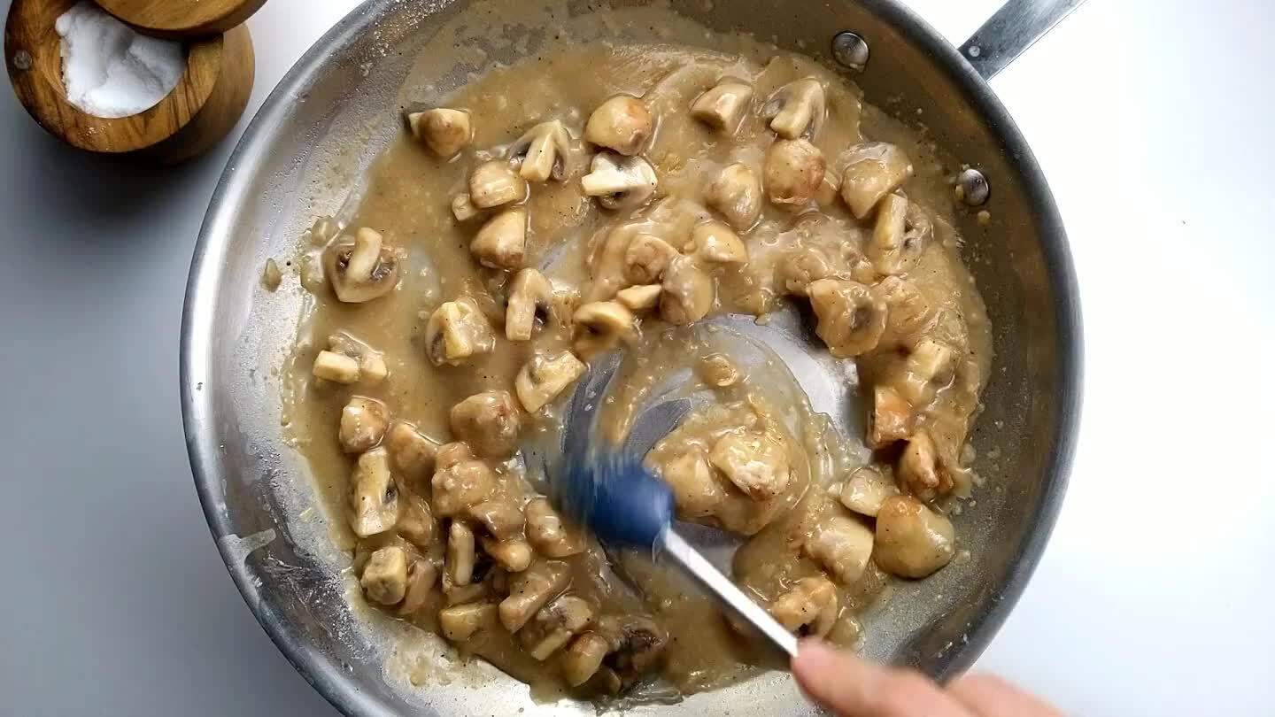 cy. Keep in mind that it will continue to thicken as it cools. When you like the thickness, adjust the seasoning with a little salt and pepper.