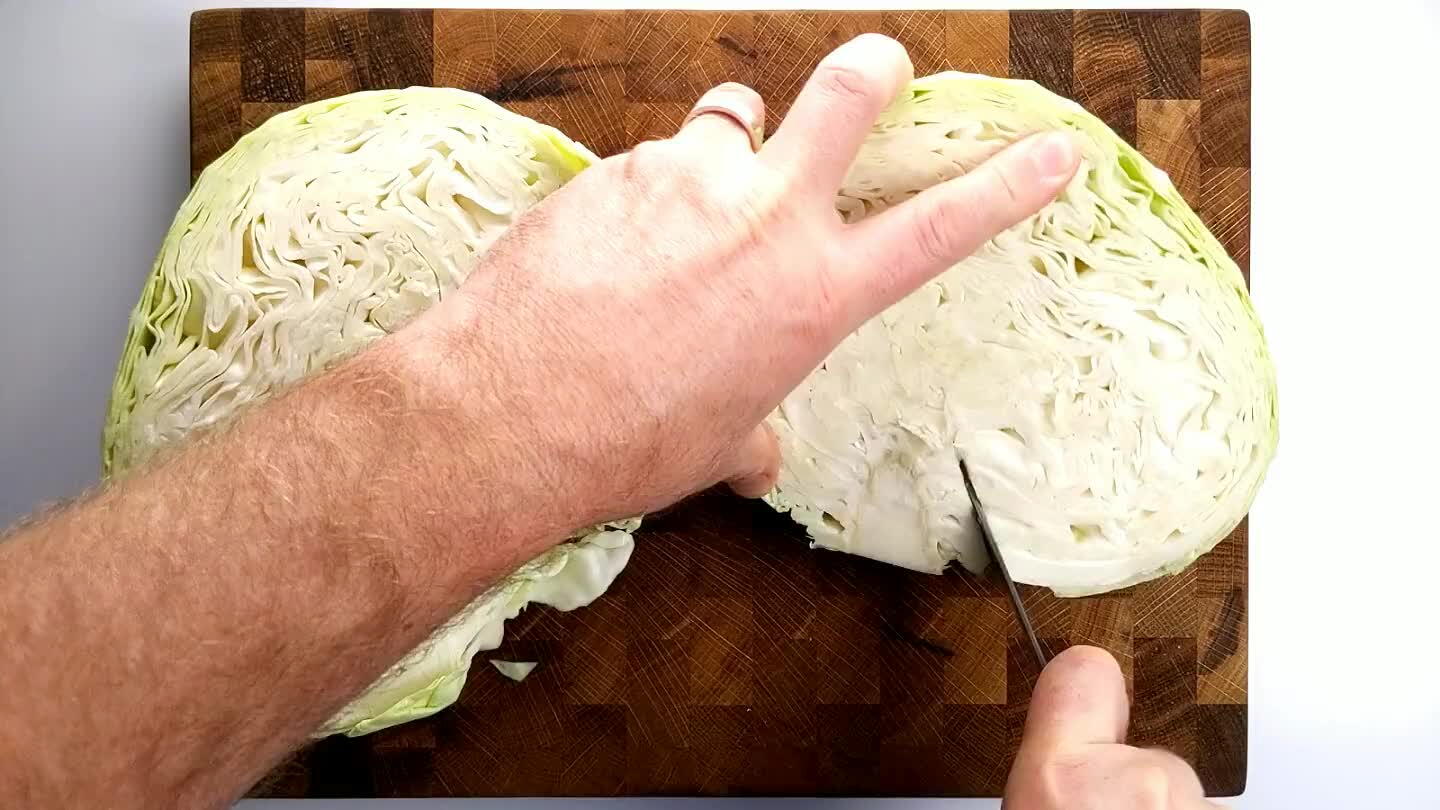 e. A head of cabbage will go a long way, so you may only need 1/4 of the cabbage.