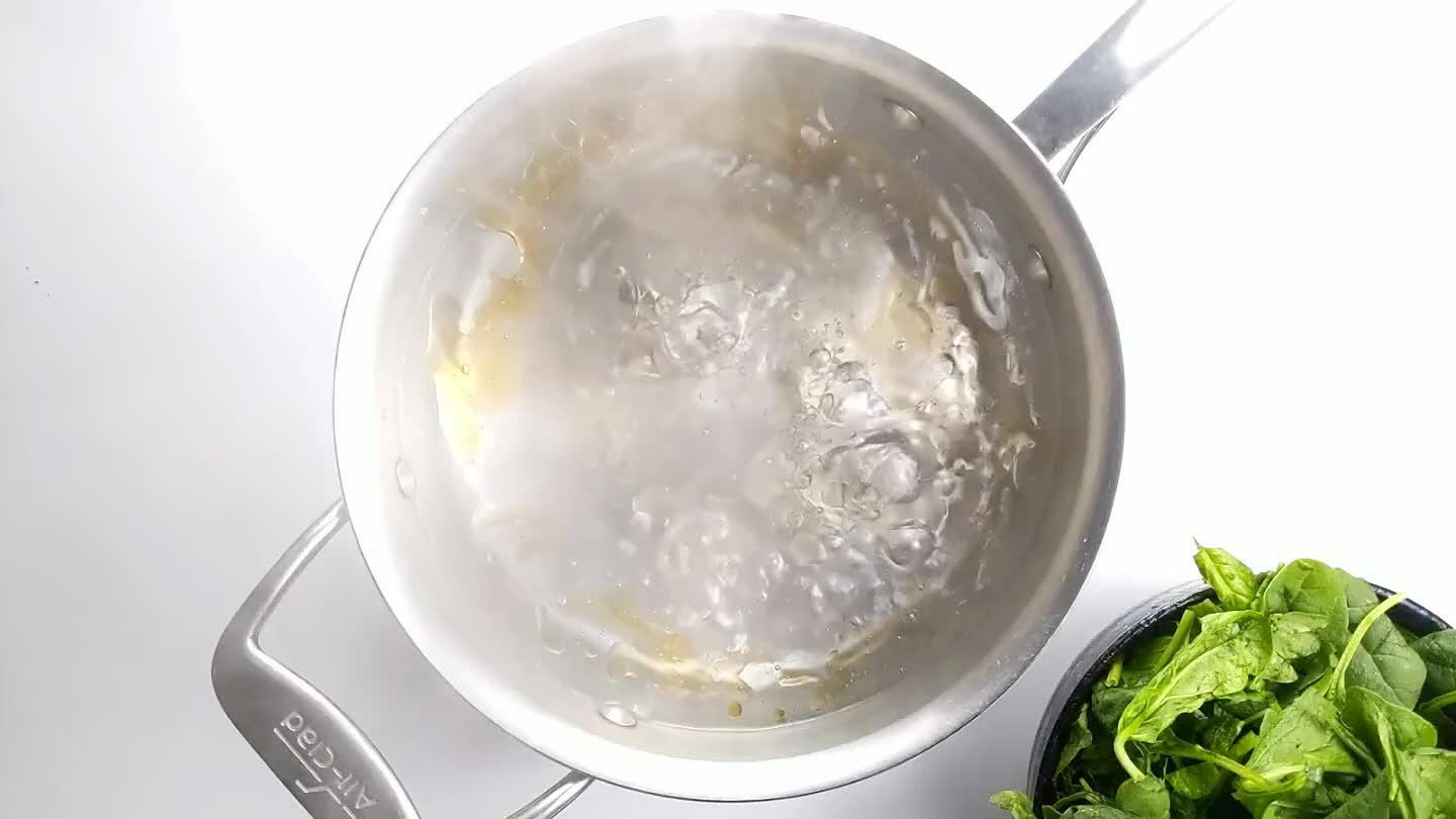 er line. Wait for the water to return to a boil.