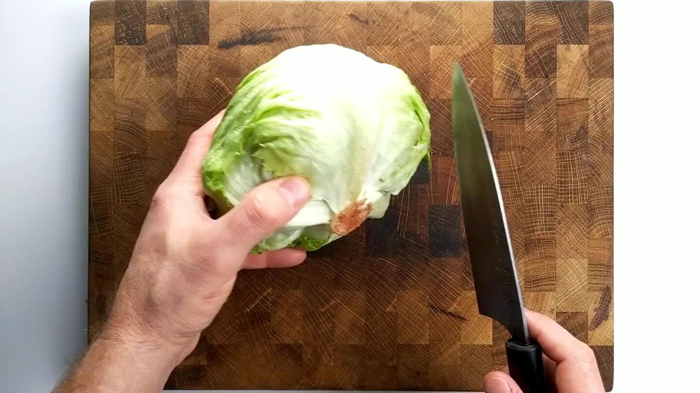 lettuce as thin as possible.