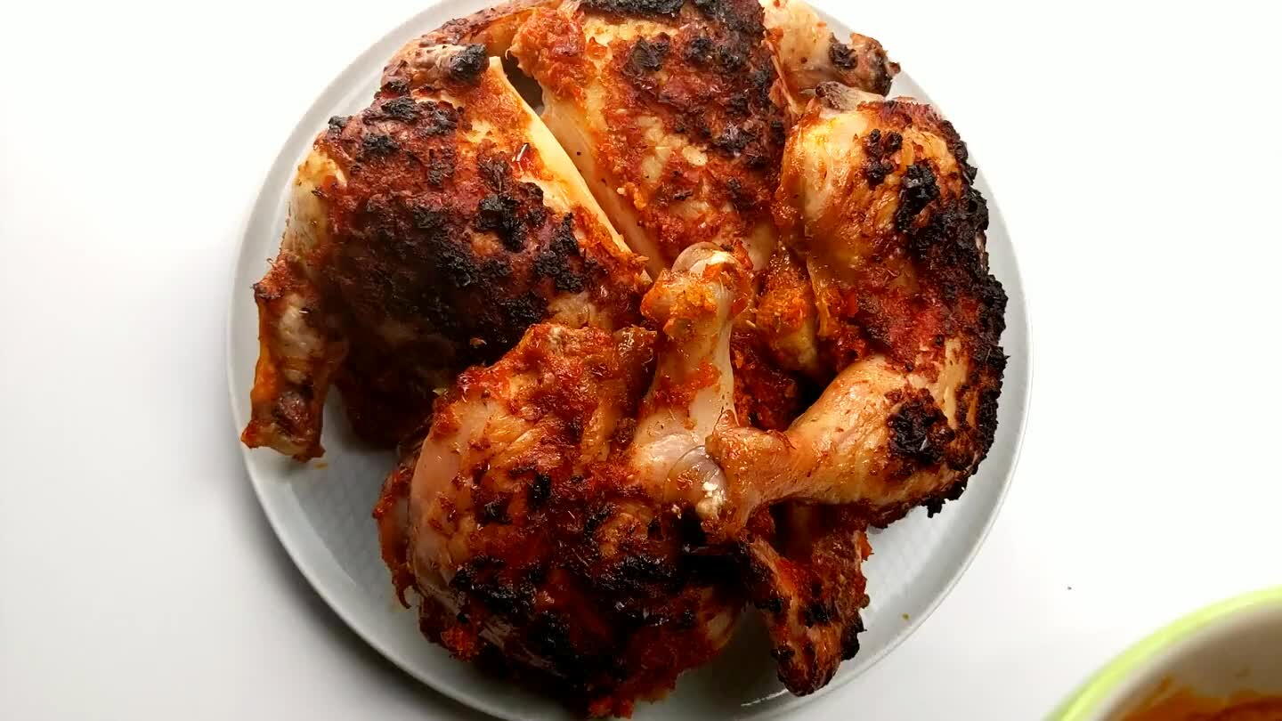 cooking. After removing the chicken from it's baking dish, I like to scrape the dish and reduce this sauce over medium heat to be served alongside the chicken.