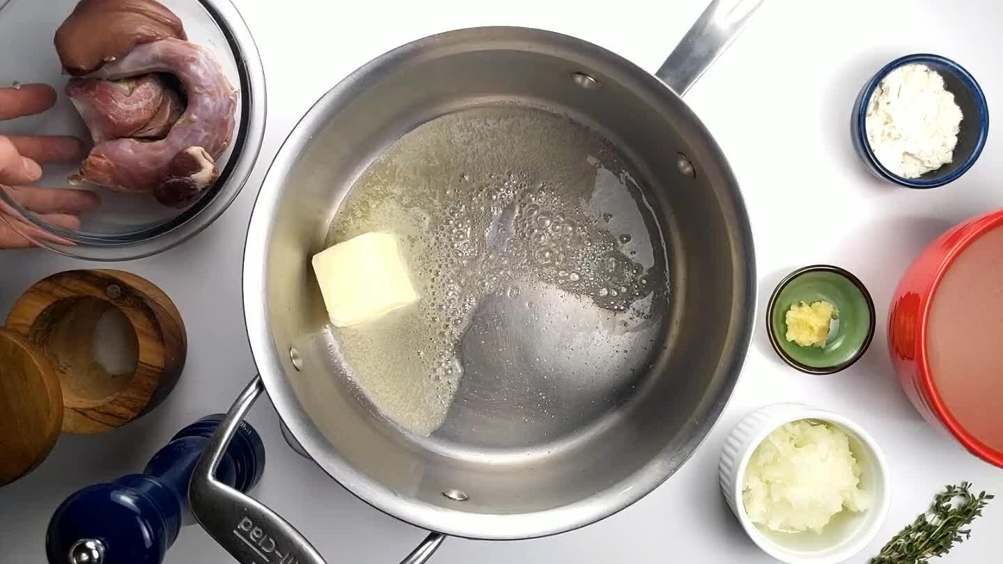 the pot.