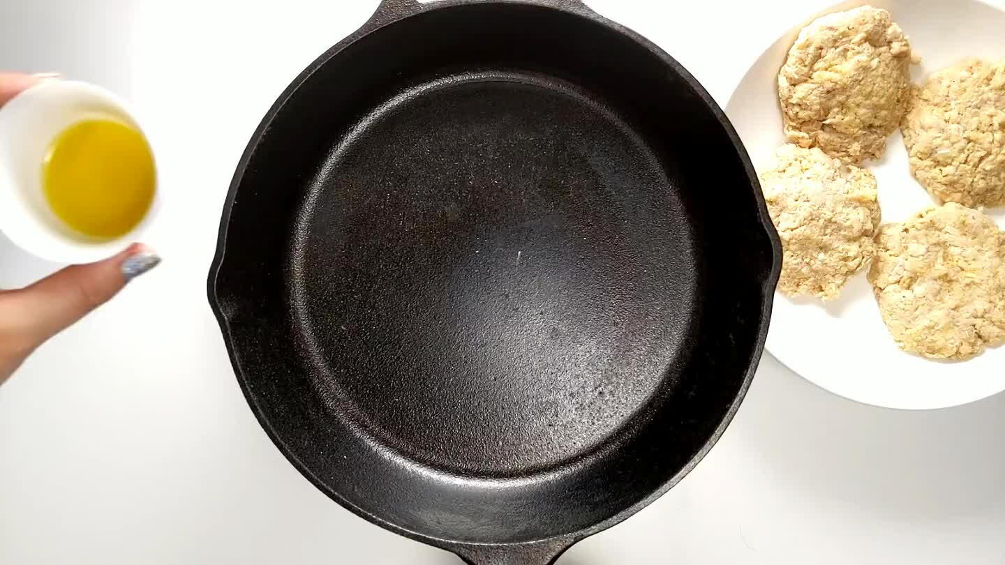 the pan.