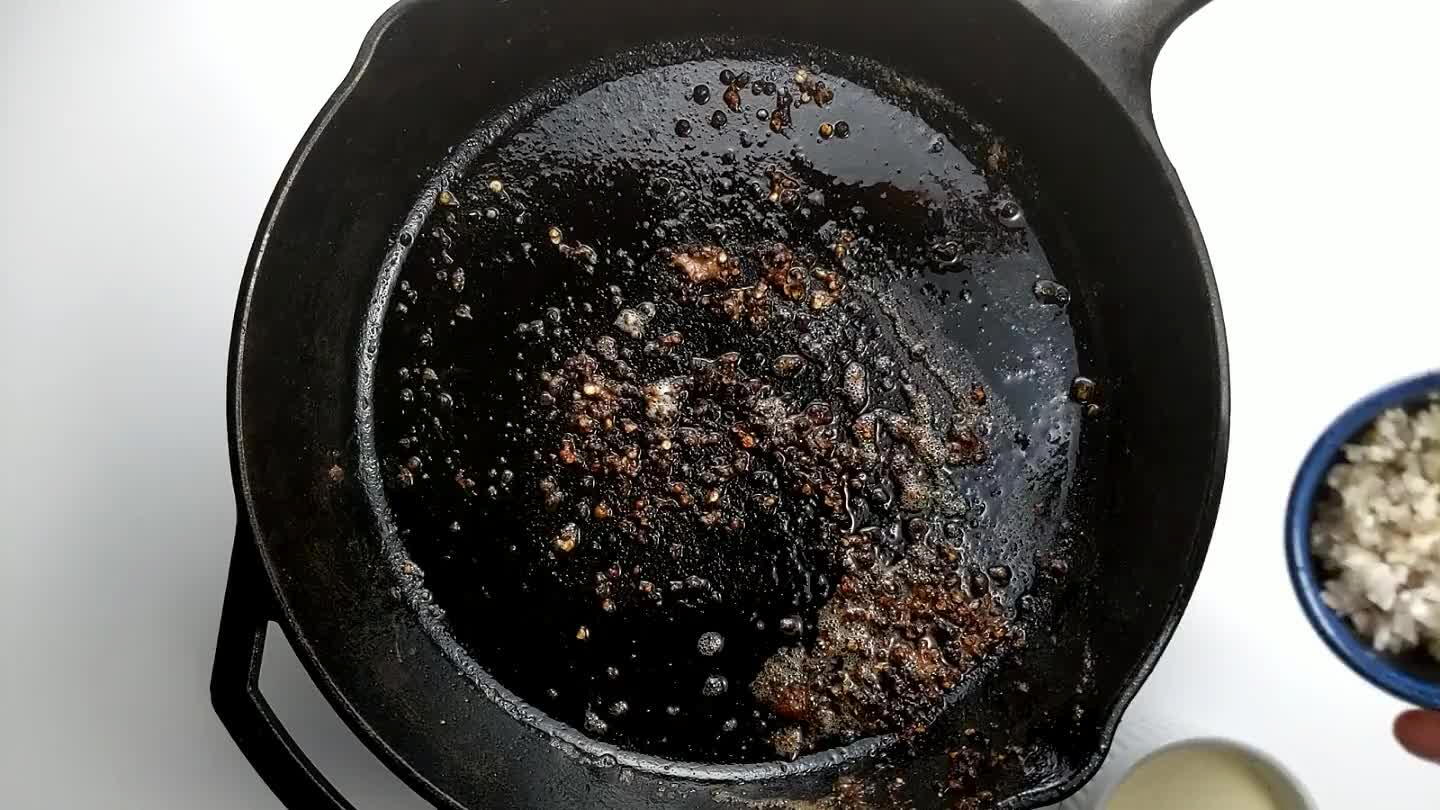 nute or so, just until tender and fragrant. If you happen to have a little cognac or red wine on hand, add a shot of it here to deglaze. If not, just skip it.