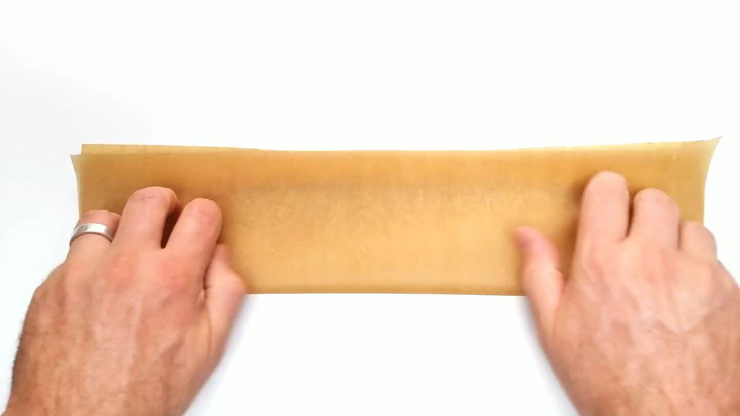 ey will get impossibly sticky. To keep them from sticking to each other or cooking surfaces, we're going to separate them with these pieces of parchment.