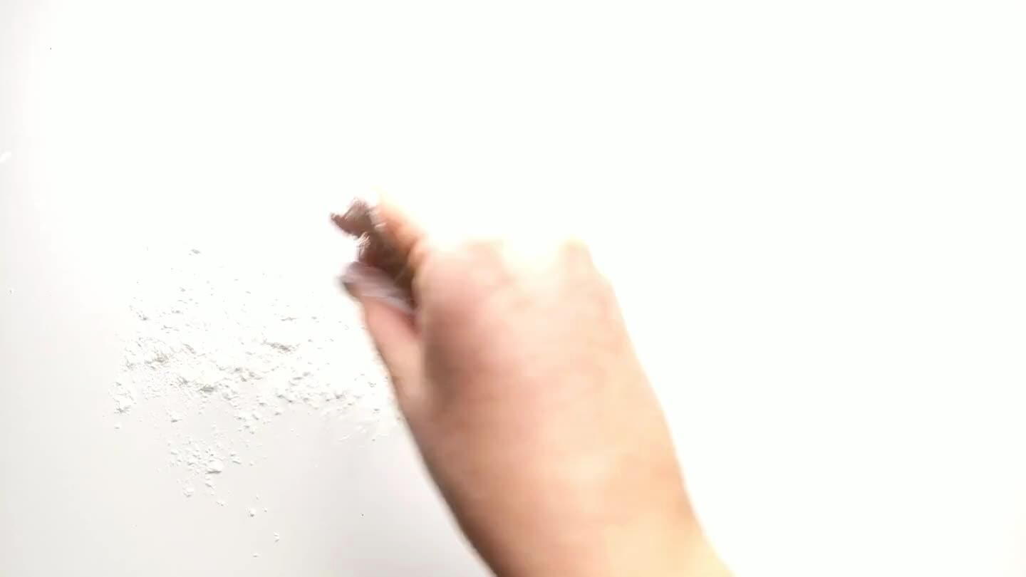 the piece into a square shape.