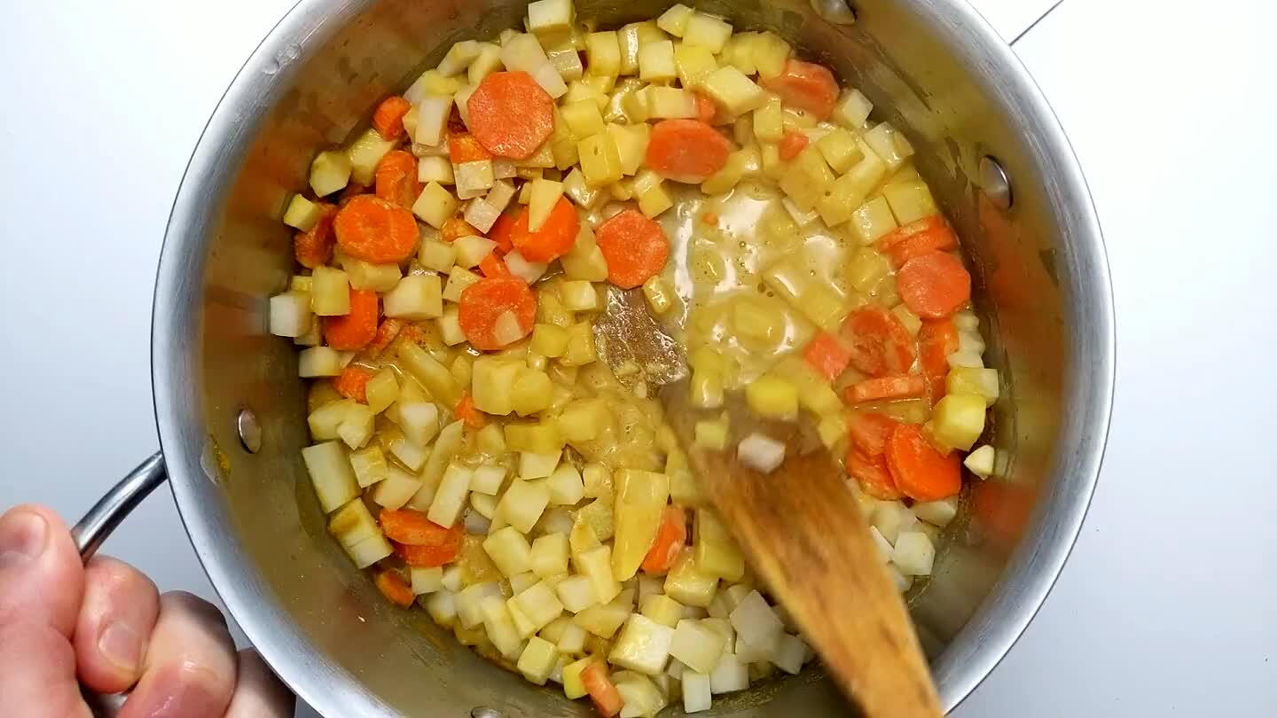 tender and the largest chunks are easily crushed with a spoon.