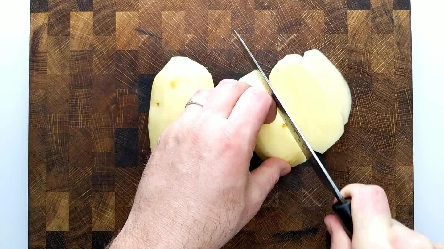 hey will cook. You can even use a grater if you don't mind the extra work.