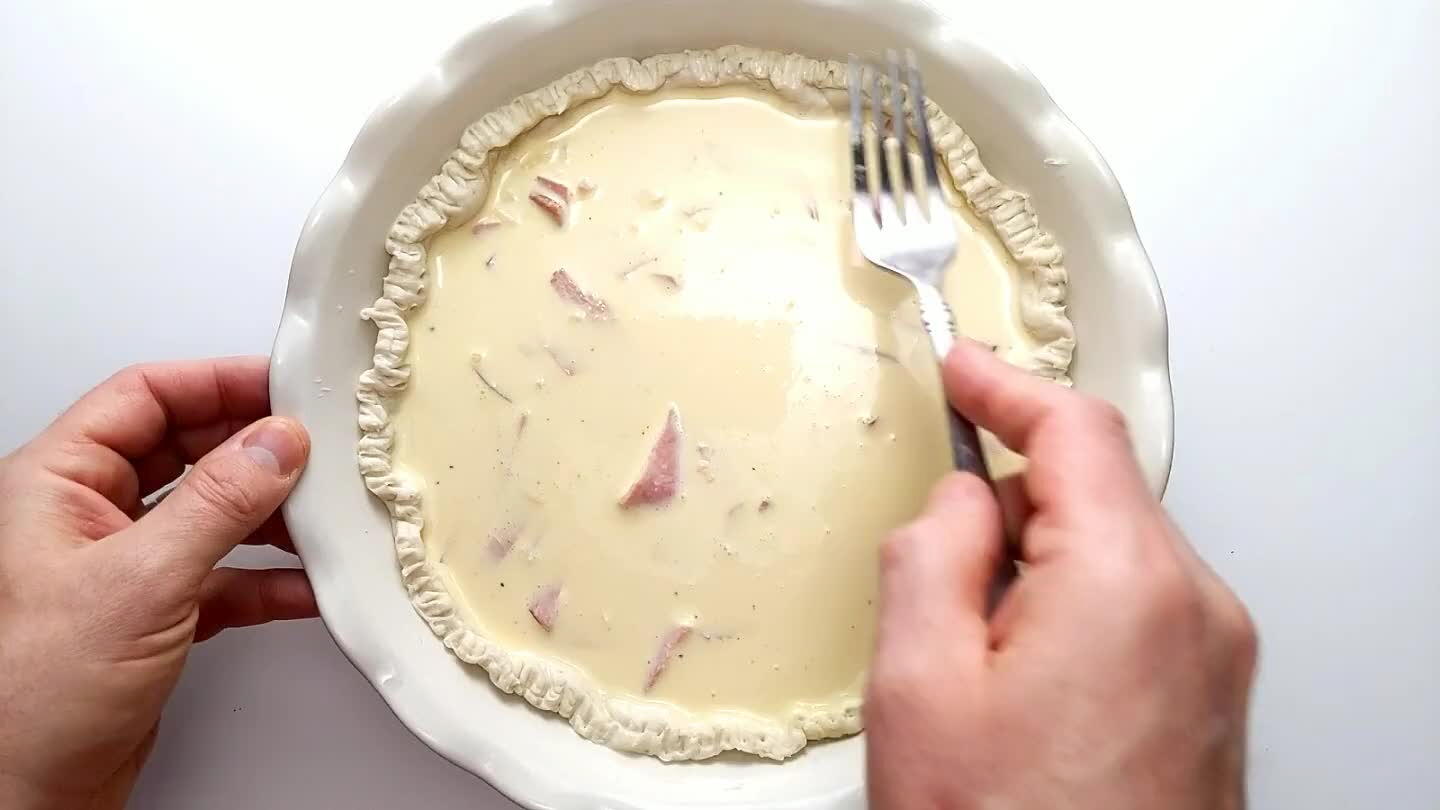 pear solid when the pie dish is bumped gently.