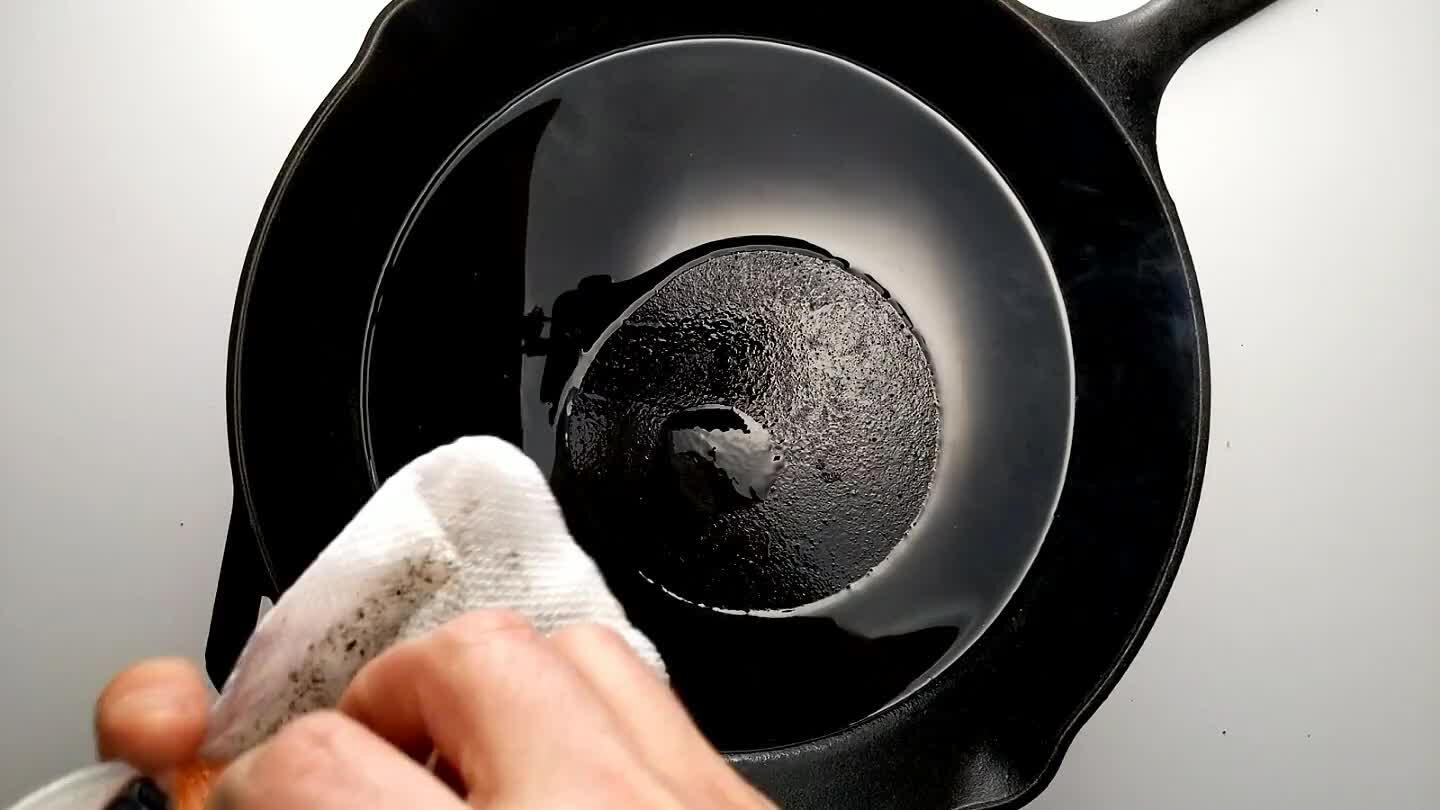 down in the pan. Reduce the heat to medium-high and let the skin cook untouched for 8-10 minutes. Gently scrape the skin from the pan with a fish spatula, then flip the fillet. Cook on the fleshy side for about 5 minutes.