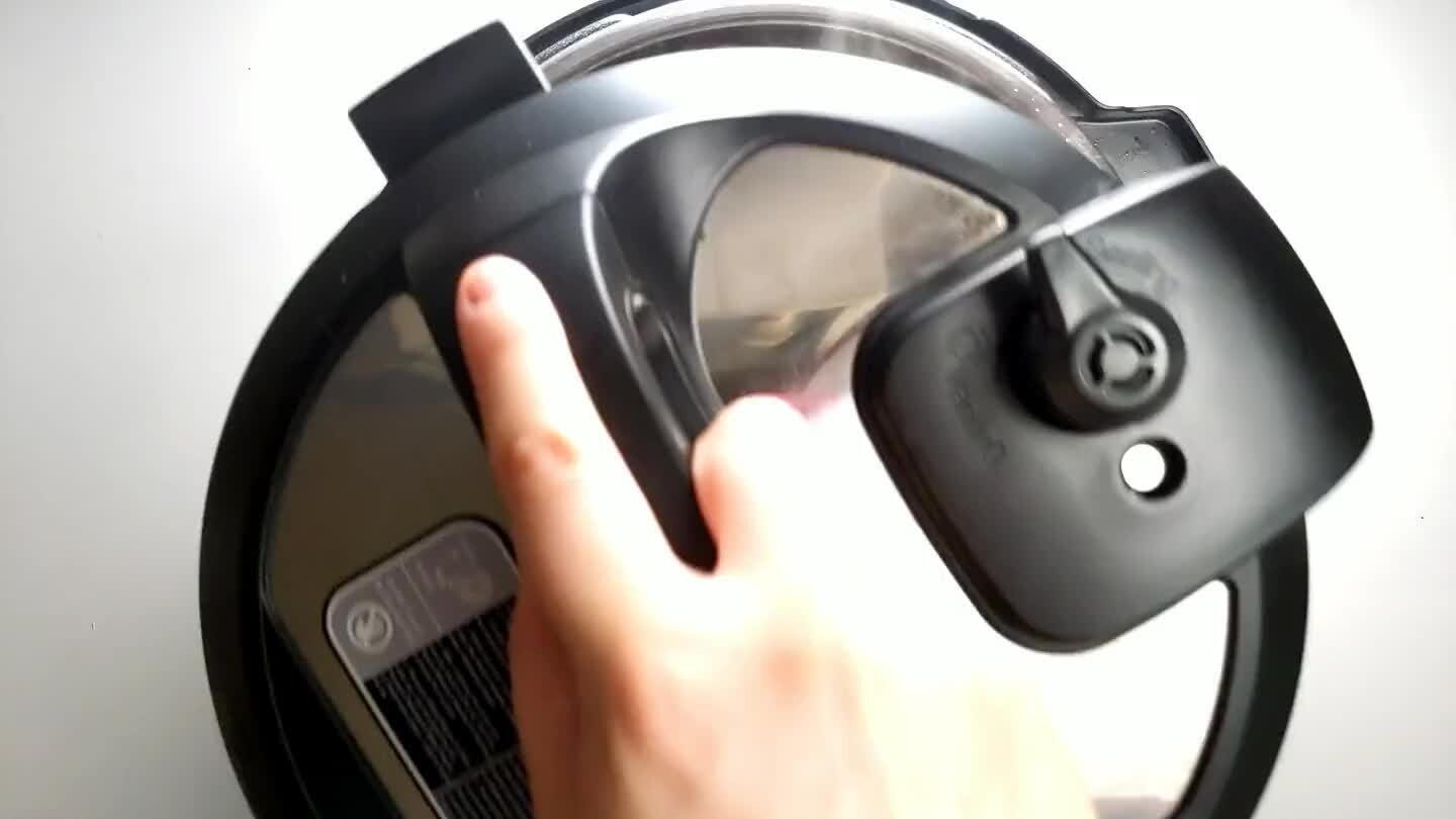 utes. When finished, release pressure careful to avoid the hot steam.