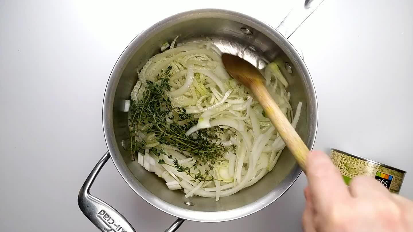 slucent. Reduce the temperature if necessary, in order to keep the vegetables from browning before they soften. This should take around 8-10 minutes.