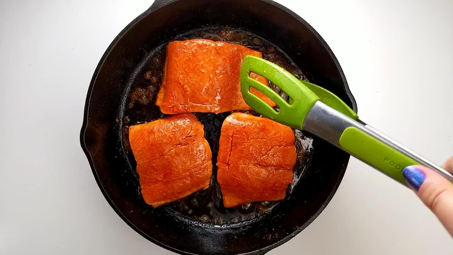 more minutes or until cooked through. If you have a thermometer, you are looking for about 145 °F internal temperature.