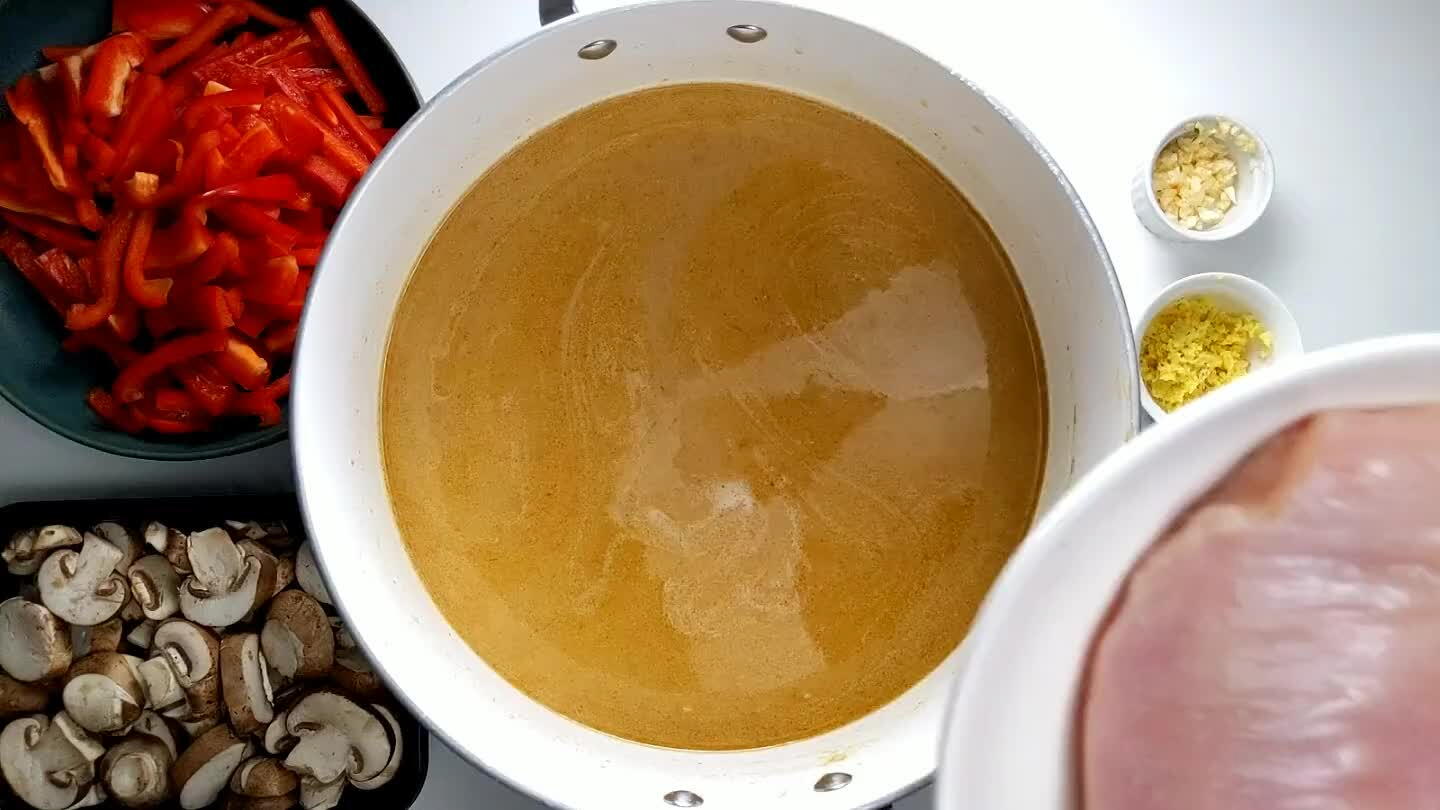 bringing it up to a boil.