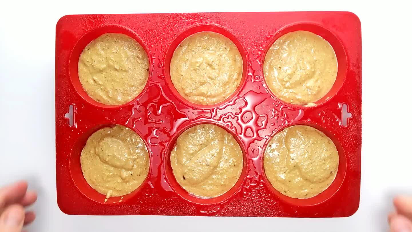 nserted at center and withdrawn clean. If you use a 12-hole muffin pan, your muffins will cook faster. Check them at 10 minutes. I used a 6-hole pan and baking took about 20 minutes.