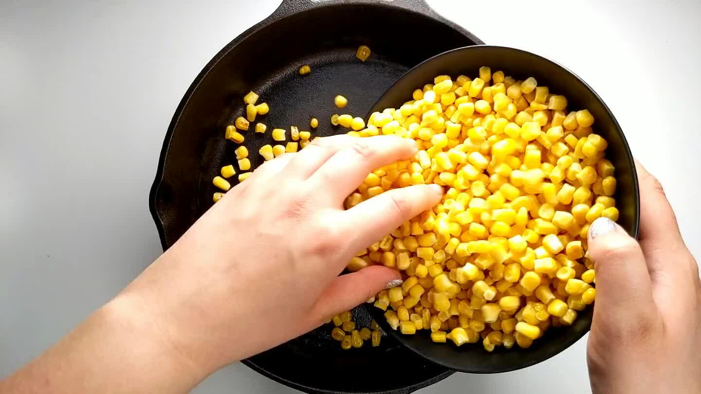d charred spots on the kernels.