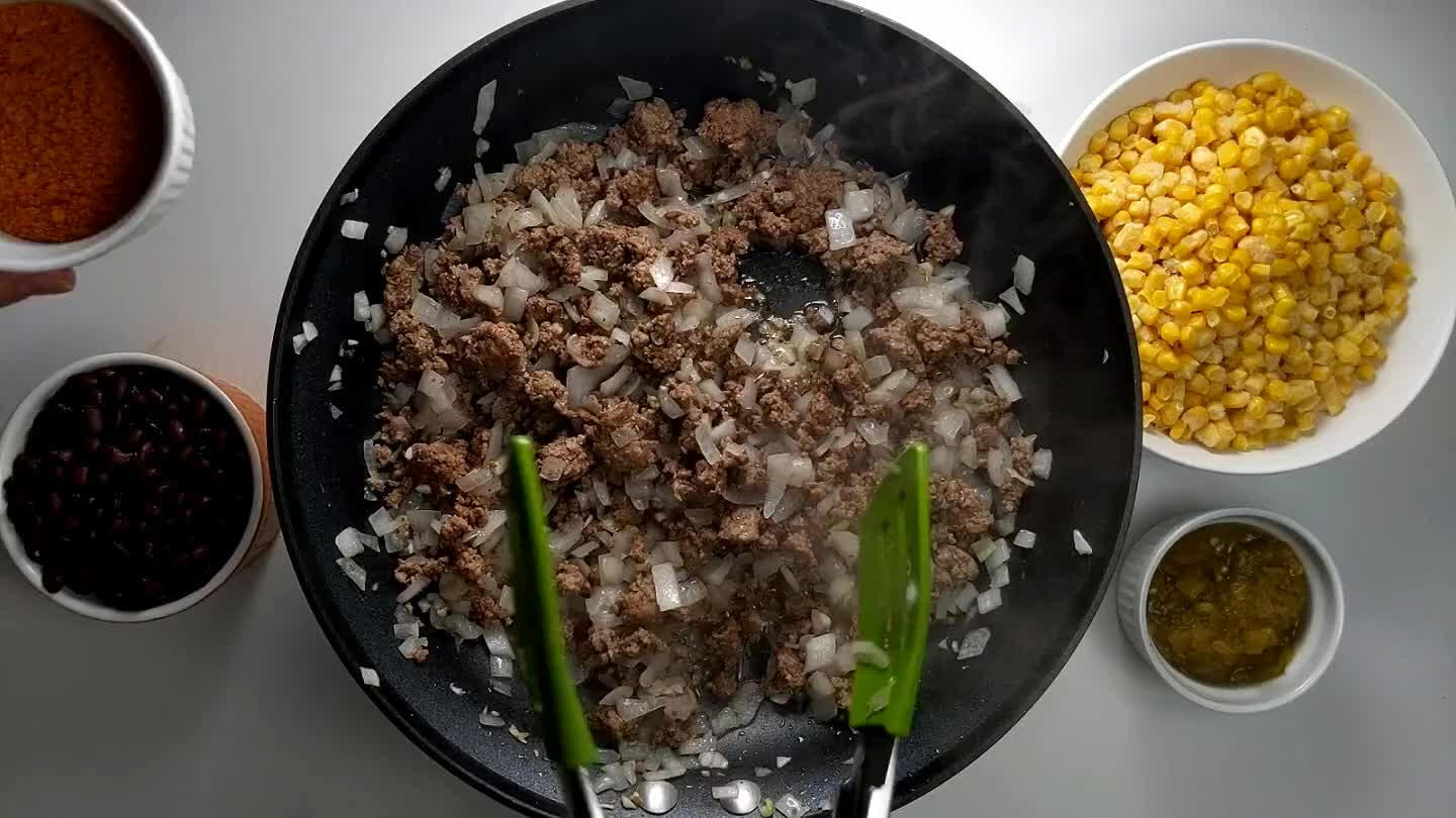 ack beans, and frozen corn.