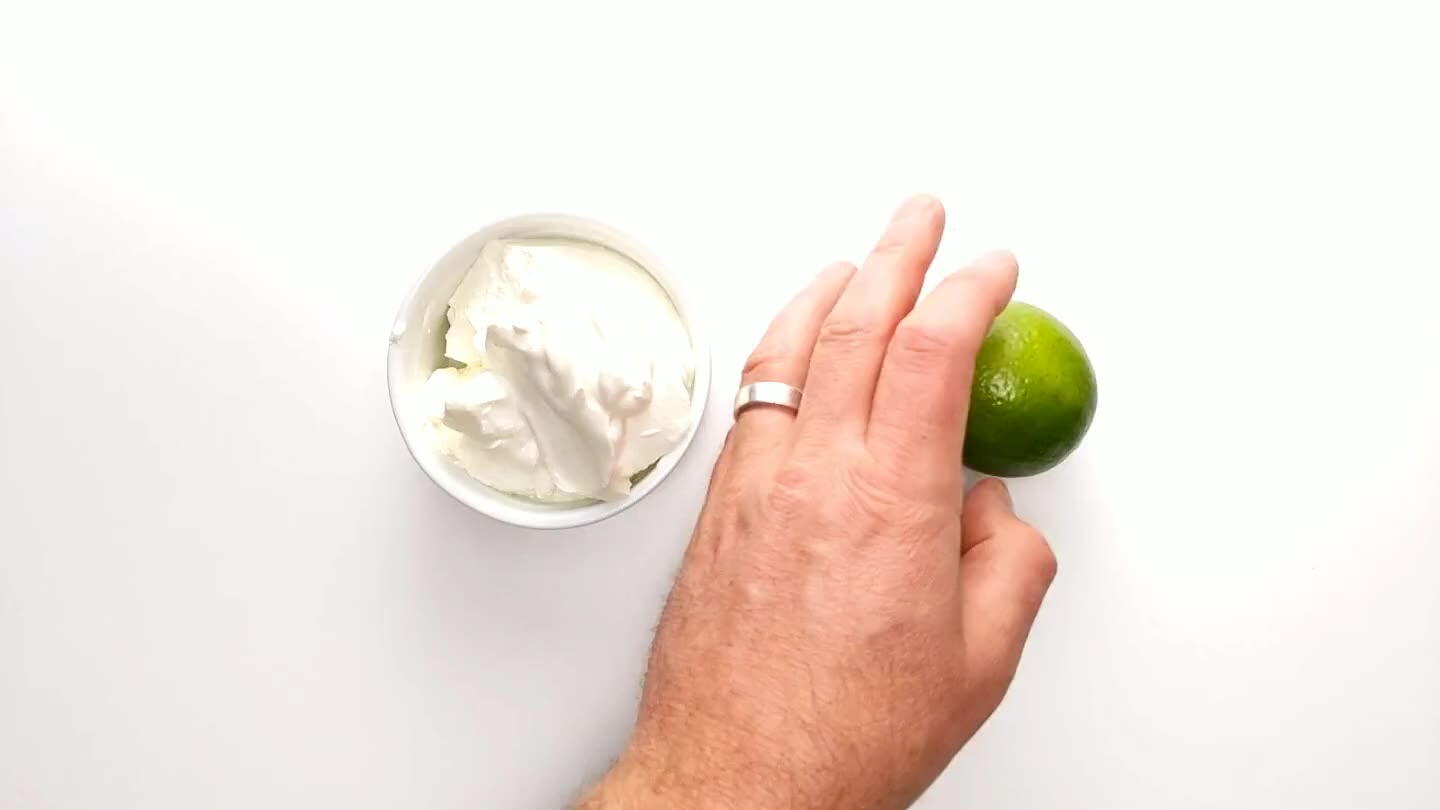 o make a simple lime crema to serve with this skillet. Add some lime zest to the sour cream for extra points.