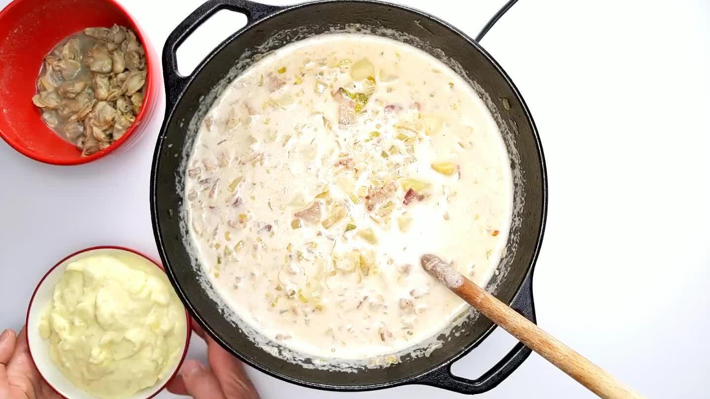 enough to thicken the soup to your desired consistency.