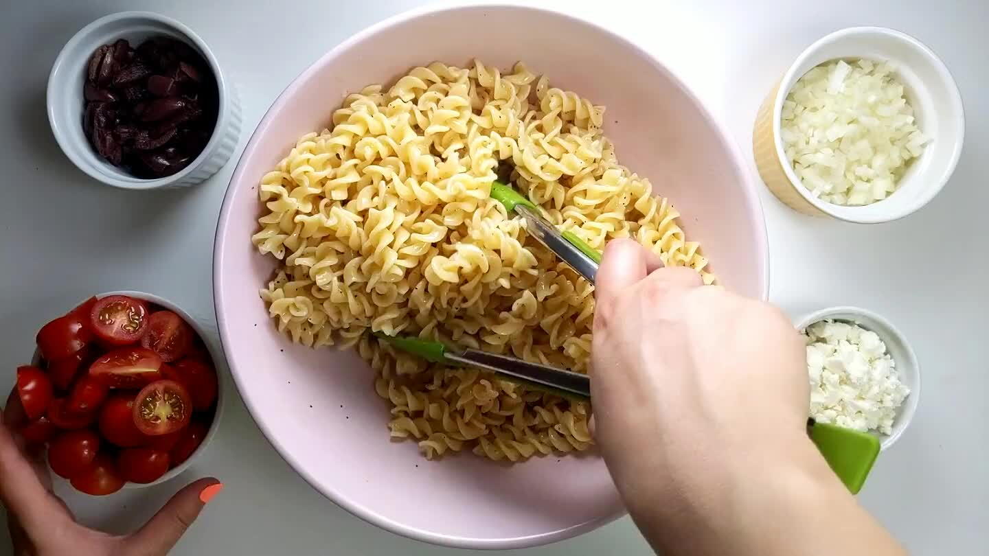 th the pasta.