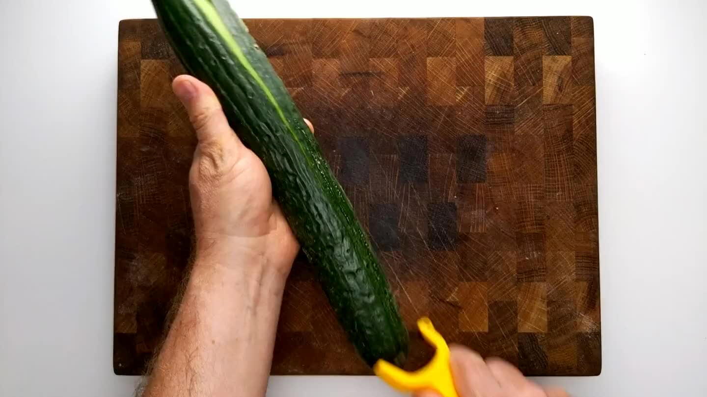 from the cucumber.