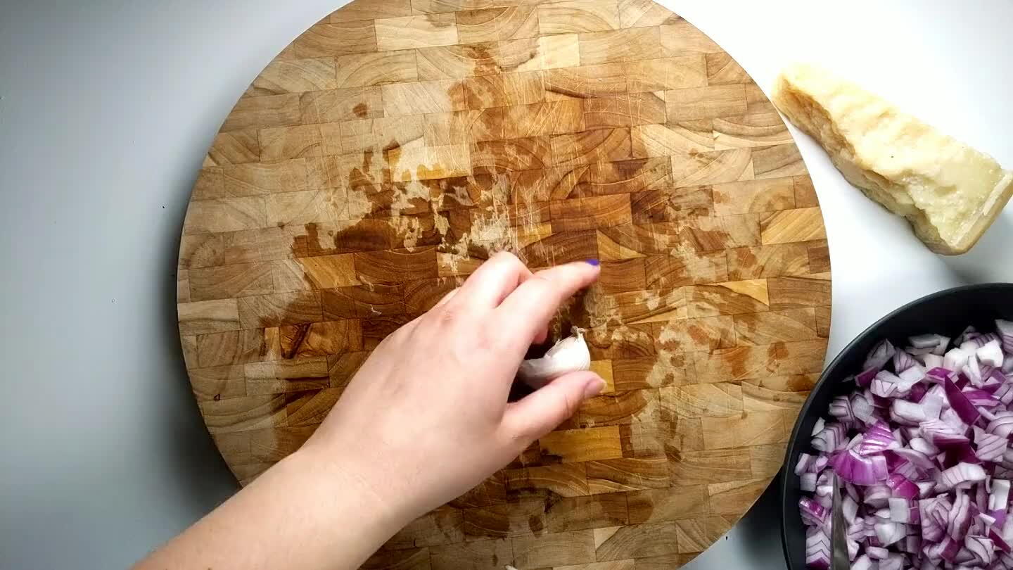 . Roughly chop.