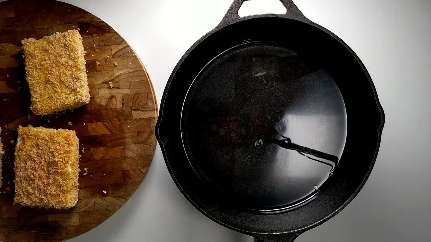 or until browned and crispy. If you have a thermometer, try to keep the oil temperature up at 370°F during frying.