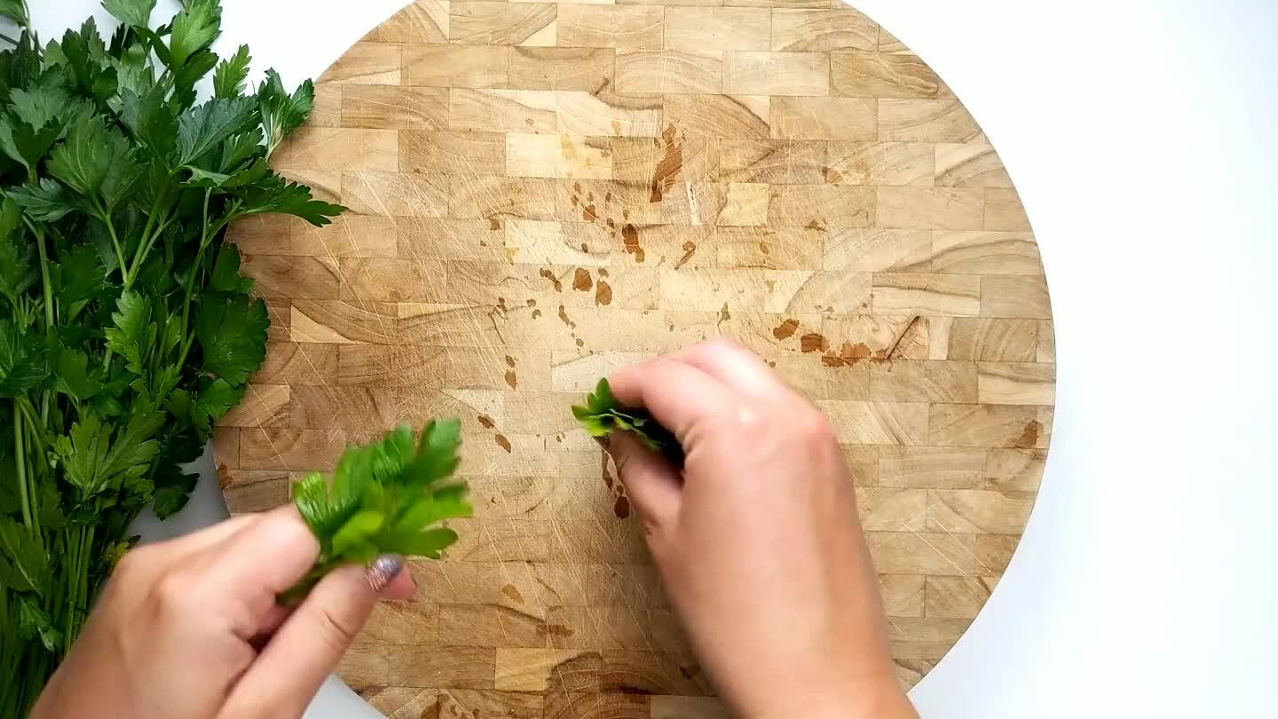 he stem by pinching them off with your fingers.