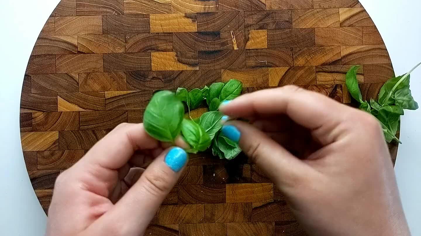 y slice to create thin strips.