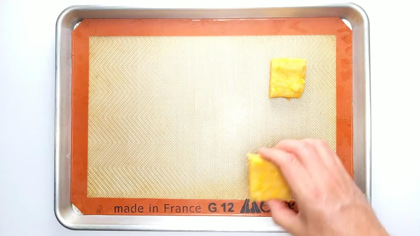 at. Especially with all of this cheese, it is pretty important to line your baking sheet so that the cheese toasts nicely without making a mess or burning.