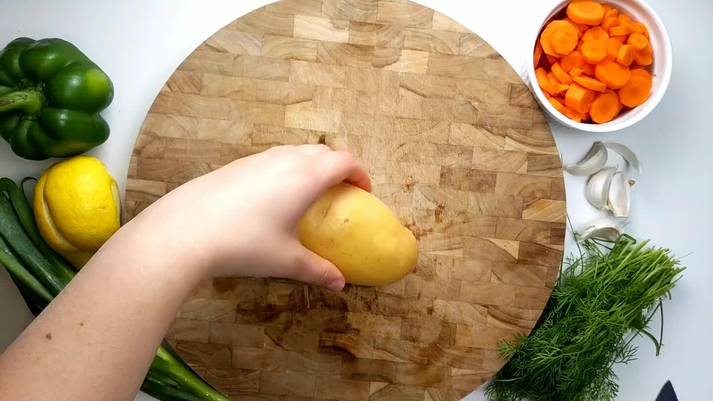 lp the potatoes cook faster in the broth.