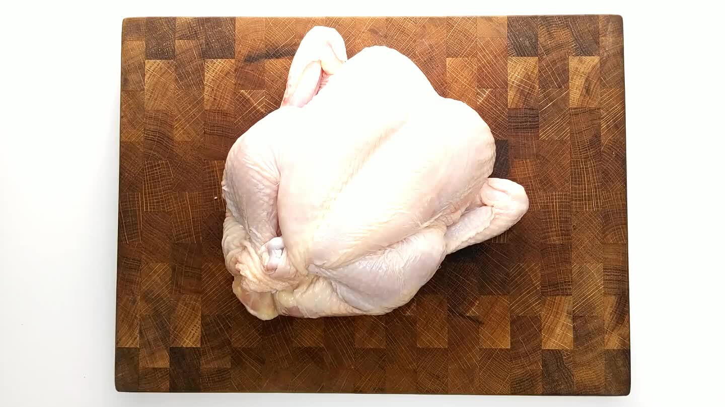 with paper towels and let the chicken sit for 20 minutes or so, exposed to the air.