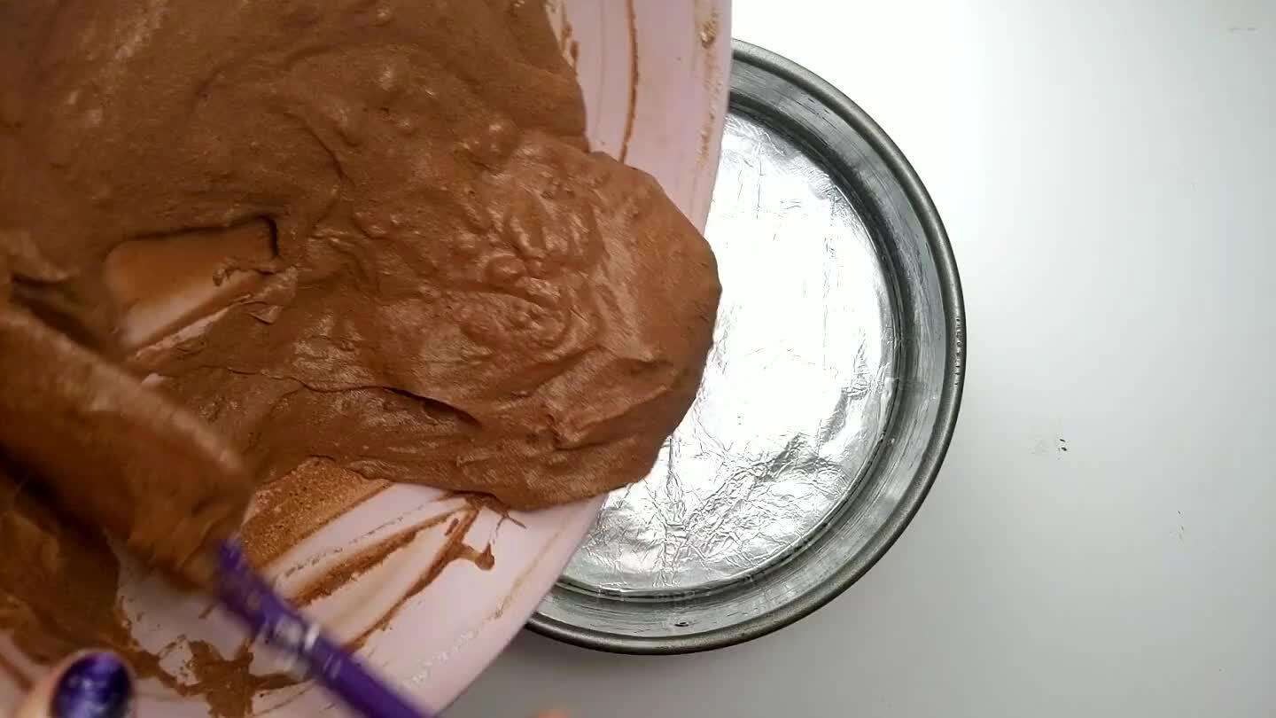 type of pan works best so that you can release the cake easily, but a regular cake pan lined with parchment will also work - just be careful not to break the cake when you turn it out of the pan. I like to line the springform pan base with foil so I can easily transfer the cake off of the metal disk.