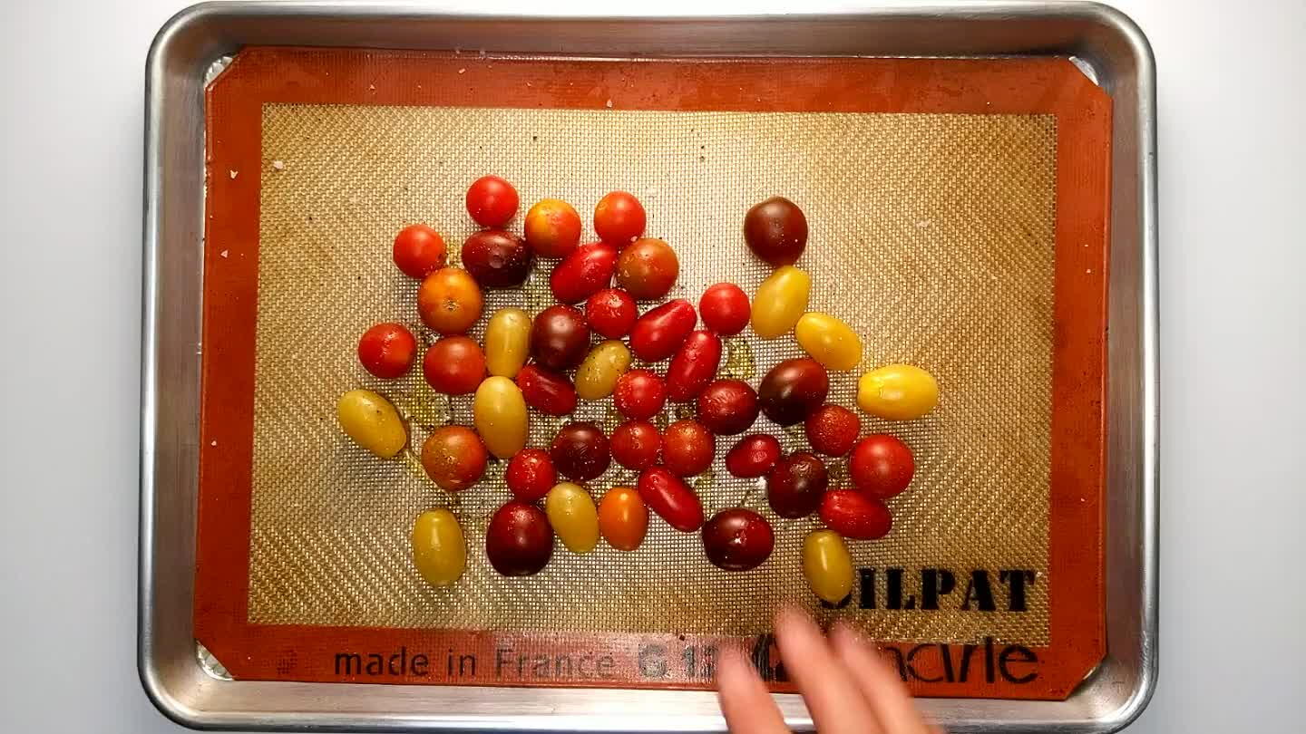 ng the rest of the dish while the tomatoes cook.