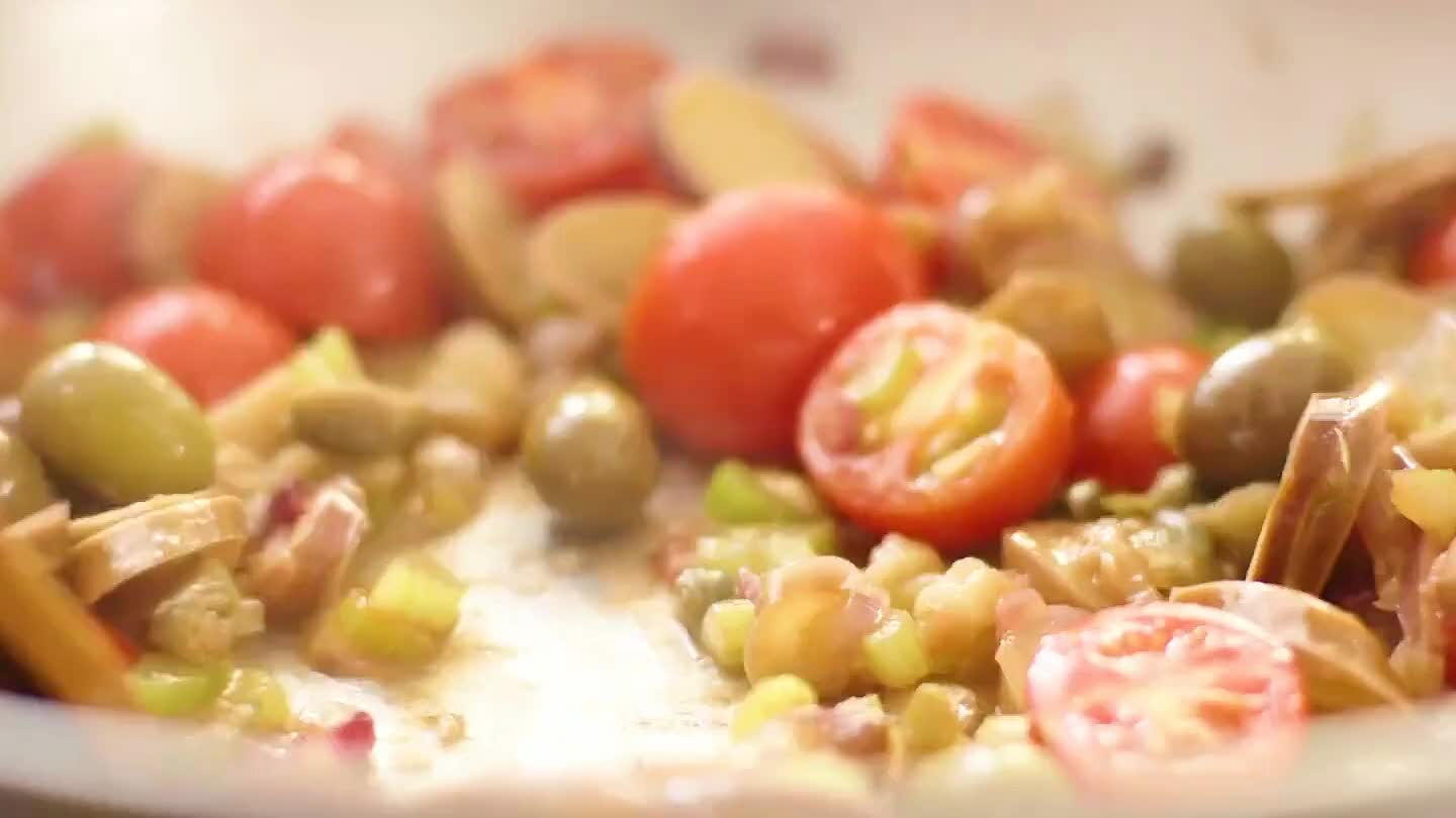 regano and pine nuts.