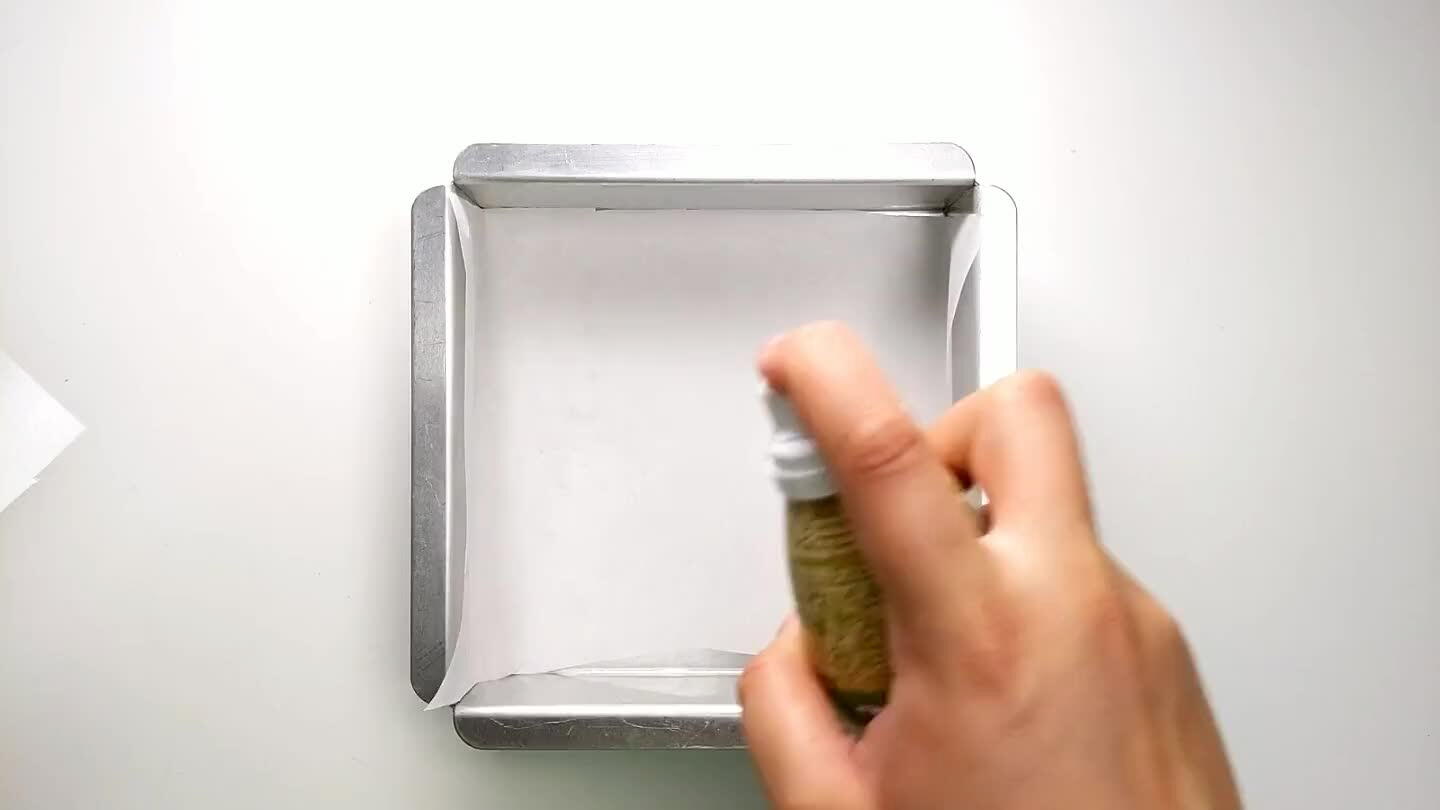 he sides are covered. Use cooking spray to adhere the sheets to the edges.