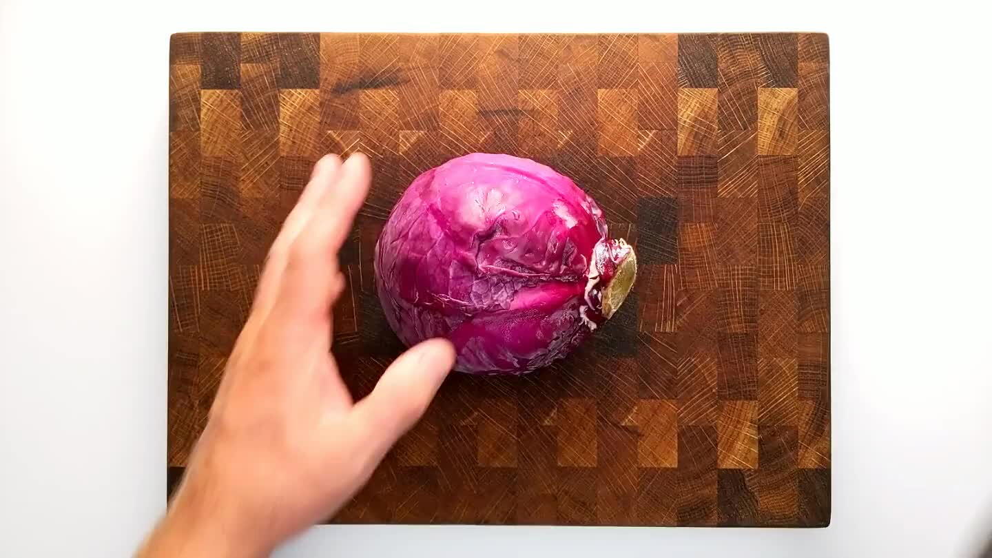 possible. Cabbage size can vary a bit, but you shouldn't need more than half of the head. Reserve the other half for another recipe.