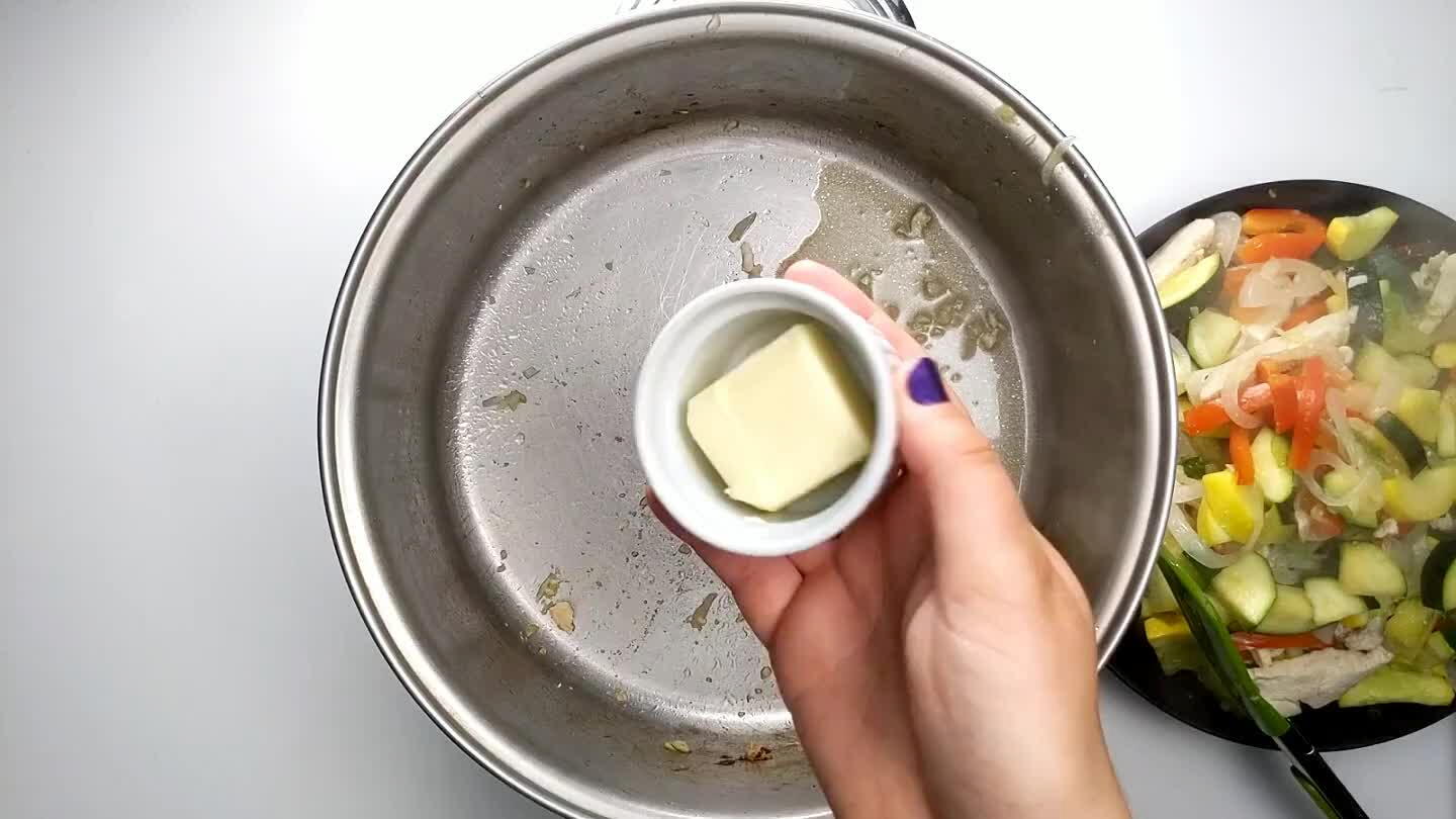 nto hot water to prepare broth, or use pre-prepared stock.