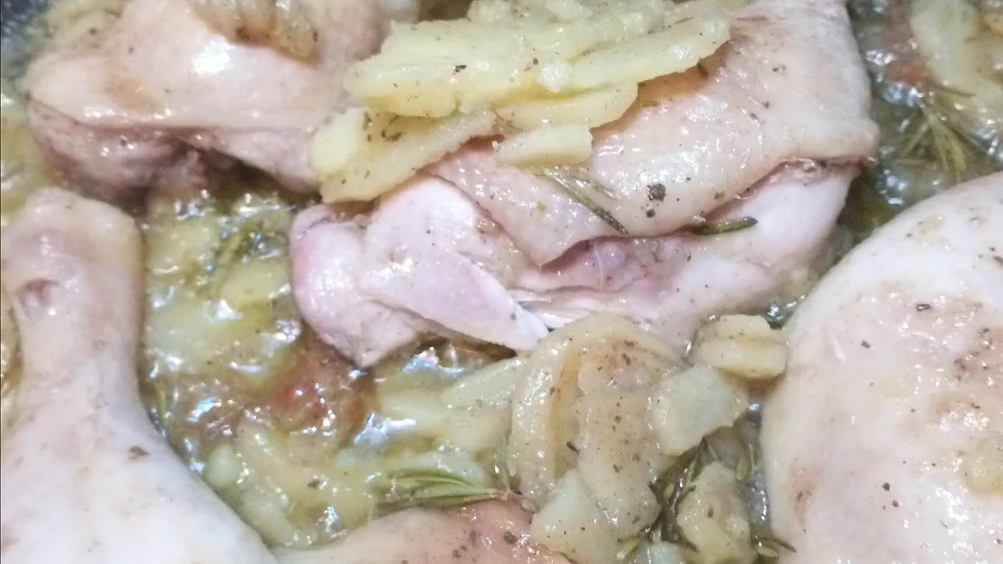 amo il tegame...lasciamo andare per circa 15 min. girando le carni ogni tanto ...