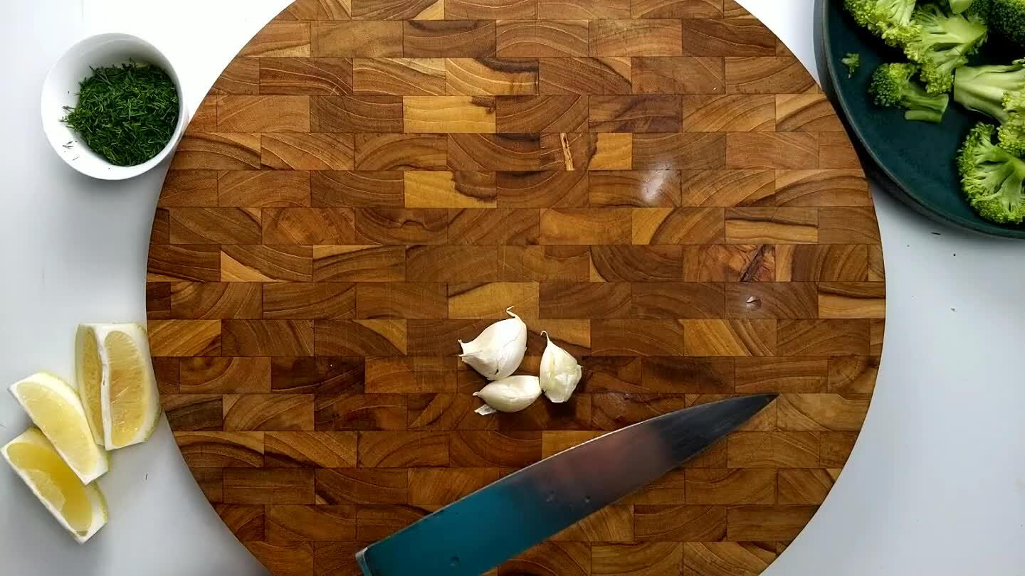 and roughly chop.