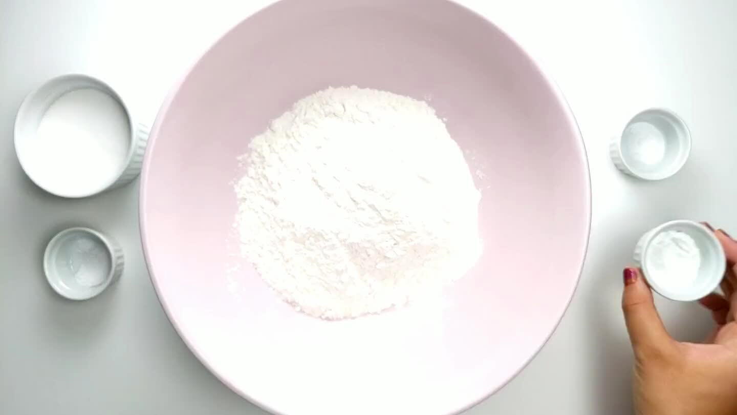 d add the baking powder and baking soda.