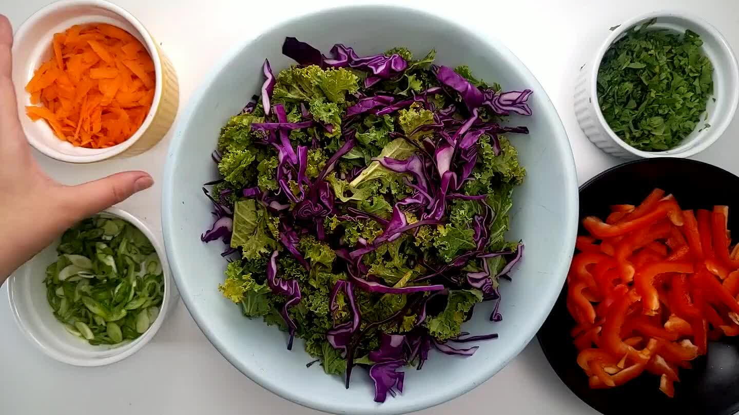 p of the kale and cabbage.