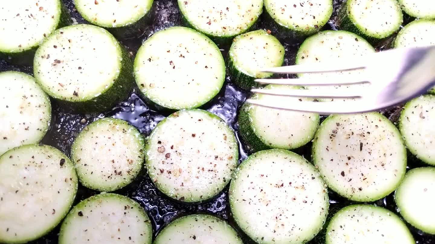 e side. They will likely cook at different rates due to temperature variations in your pan. Try to rotate the rounds through the hot spots in the pan for more even cooking.